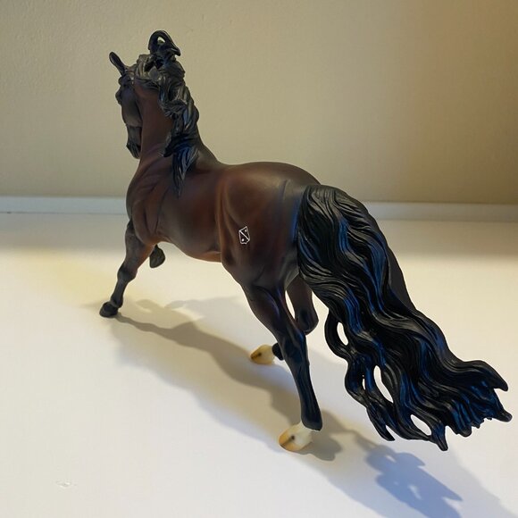 Breyer Traditional Kripton-Seni II #1472 Andalusian Stallion Model Horse Retired - Picture 9 of 14